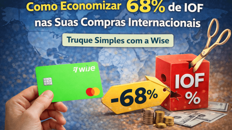 Como Economizar 68% de IOF nas Suas Compras Internacionais (Truque Simples com a Wise)