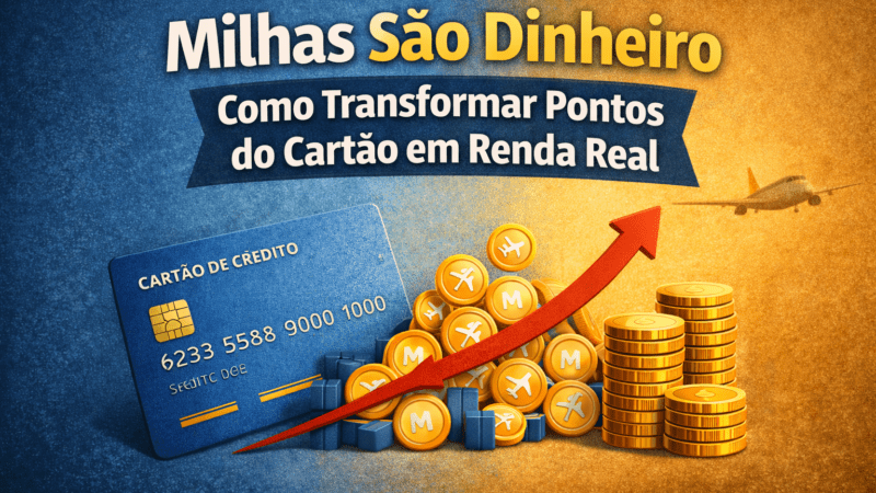 Milhas São Dinheiro: Como Transformar Pontos do Cartão em Renda Real