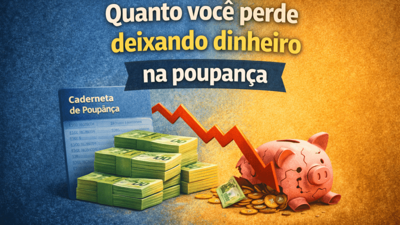 Quanto Você Perde Deixando Dinheiro na Poupança? (Os Números de 2026 Vão Te Chocar)