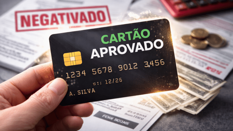 Cartão de Crédito Para Negativado em 2026: 10 Opções Aprovadas (Até Com Nome Sujo)