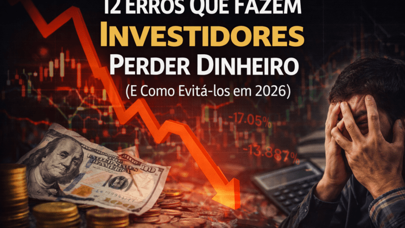 12 Erros Que Fazem Investidores Perder Dinheiro (E Como Evitá-los em 2026)
