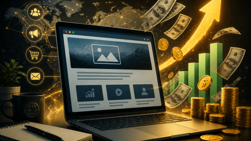 Como um Site Pode Gerar Dinheiro para Sua Empresa (Mesmo Enquanto Você Dorme)